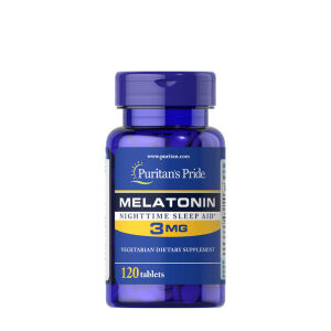 Puritans Pride Melatoniini 3 mg (120 tablettia) – Viking Supplements