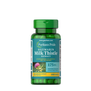 Puritan’s Pride -maitohamppu, standardoitu 175 mg (silymariini) (100 kapselia) – Viking Supplements