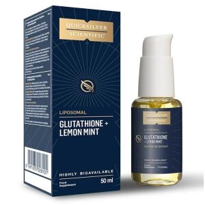 QUICKSILVER Liposomaalinen glutationi + sitruuna-minttu EU (50 ml) - Viking Supplements