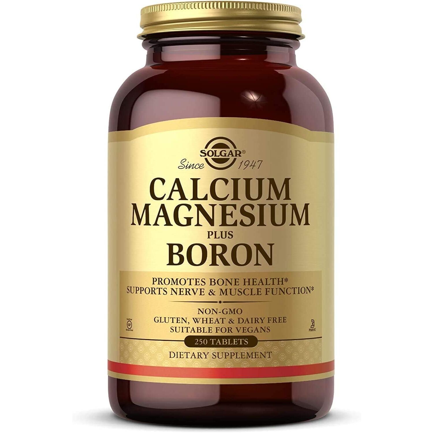 SOLGAR Calcium, magnesium og bor (250 tabletter) billede