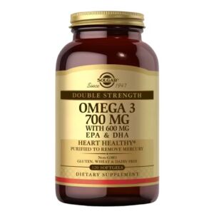 SOLGAR Double Strength Omega-3 (120 Softgels) - Viking Supplements
