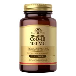 SOLGAR Megasorb CoQ-10 400 mg (60 softgels) - Viking Supplements