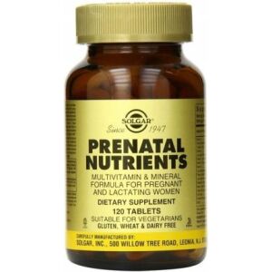 SOLGAR Prenatal Nutriens (120 tablettia) – Viking Supplements