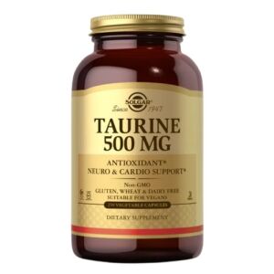 SOLGAR Tauriini 500 mg (250 kasviskapselia) – Viking Supplements