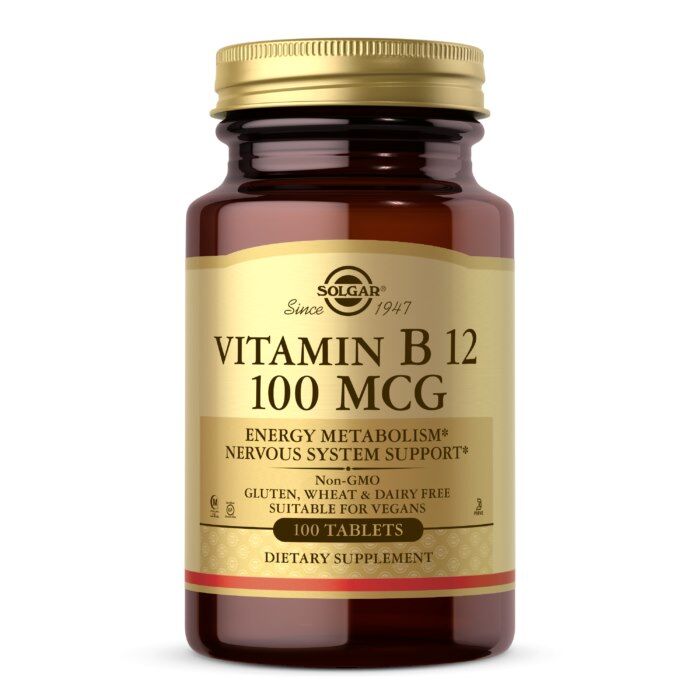 Solgar - Vitamin B12 100 mcg (100 tabletter)