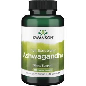 SWANSON Ashwagandha 450 mg 100 kapselia – Viking Supplements