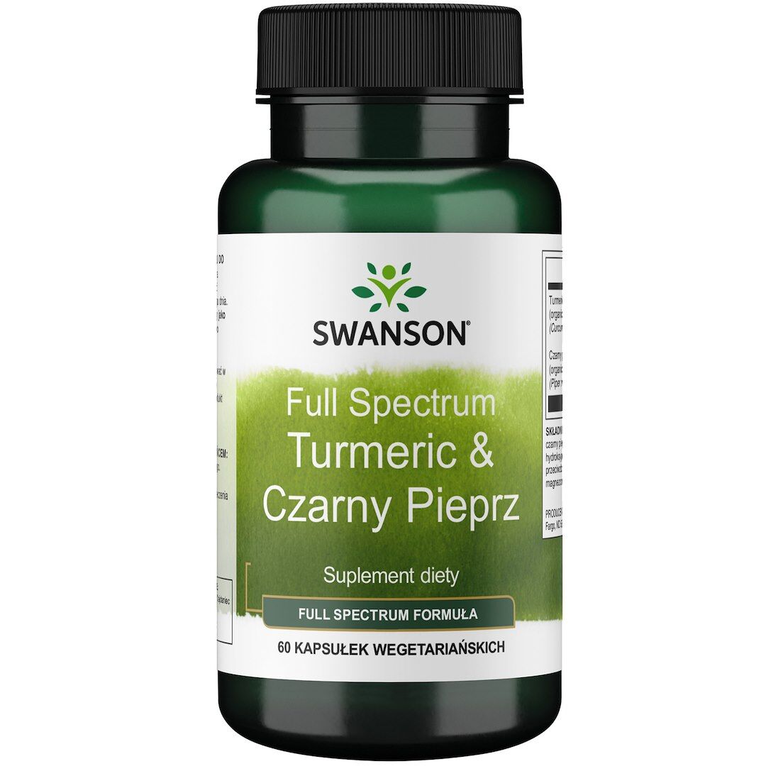 SWANSON FS Kurkuma ja mustapippuri 60 kapselia – Viking Supplements