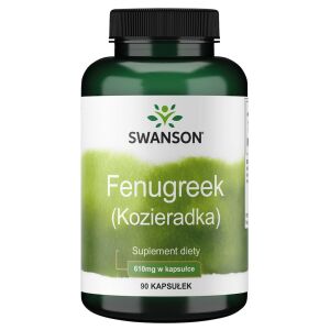 SWANSON Fenugreek (Kozieradka) 610 mg 90 kapselia – Viking Supplements