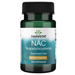 SWANSON NAC (N-asetyylikysteiini) 150 mg, 100 kapselia – Viking Supplements