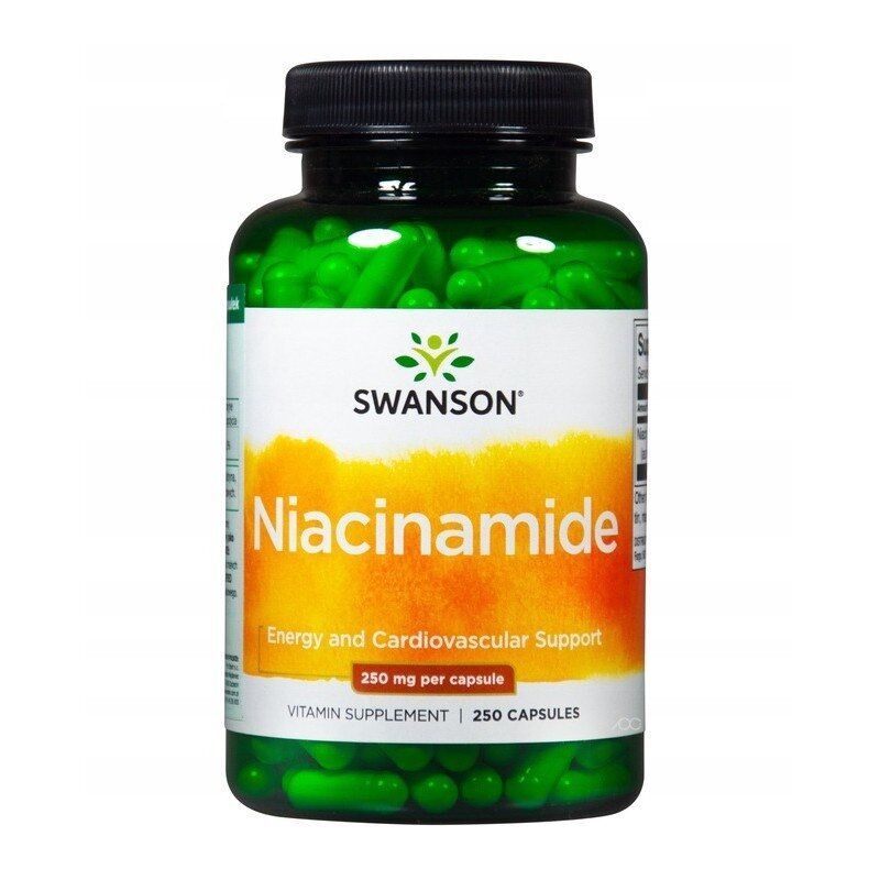 SWANSON Niacyna 250 mg, 250 kapselia – Viking Supplements