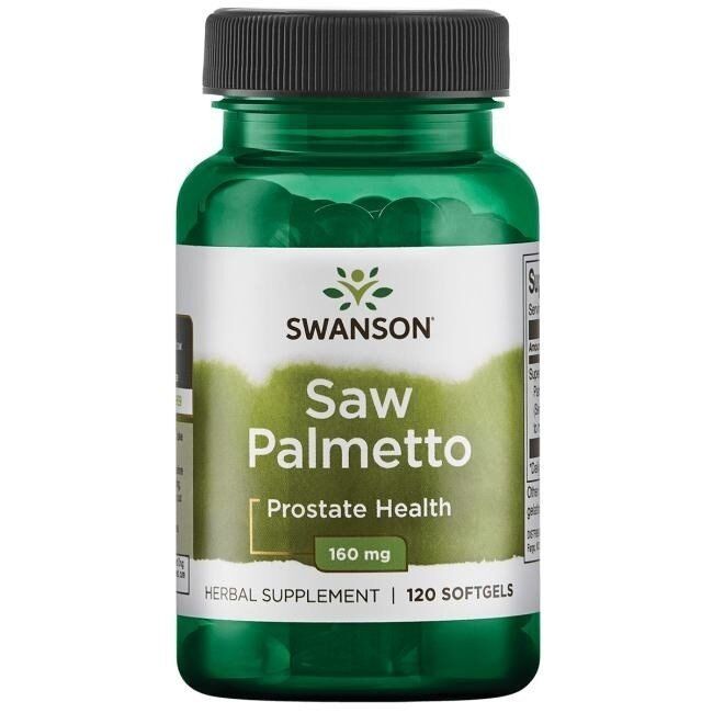 SWANSON Saw Palmetto -uute 160 mg, 120 kapselia – Viking Supplements