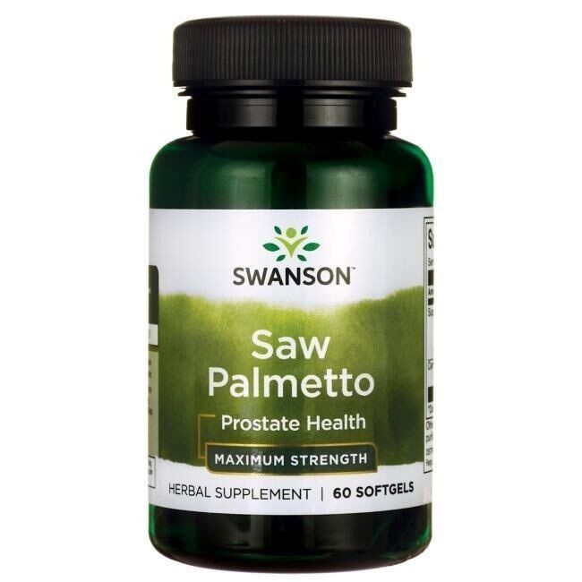 SWANSON Saw Palmetto -uute 320 mg, 60 kapselia – Viking Supplements