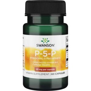 SWANSON B6-vitamiini 20 mg 60 kapselia - Viking Supplements