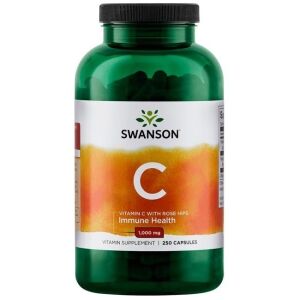 SWANSON C-vitamiini 1000 + villiruusu 250 kapselia – Viking Supplements