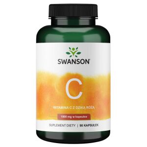 SWANSON C-vitamiini 1000 + villiruusu 90 kapselia – Viking Supplements