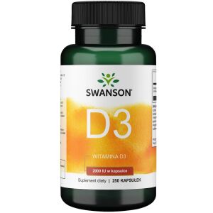 SWANSON D-3-vitamiini 2000 IU 250 kapselia – Viking Supplements