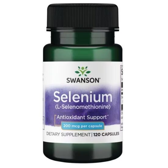 Swanson - Selenium, 200mcg - 120 caps