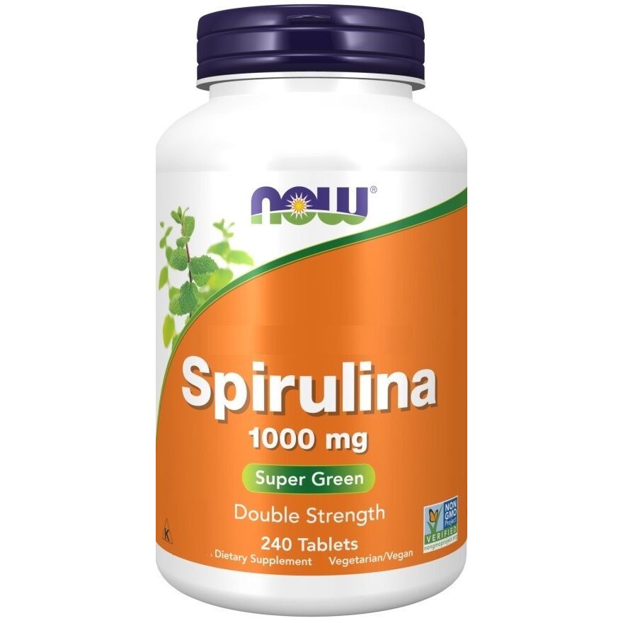 Økologisk Certificeret Spirulina, 1000 mg - 240 tabletter
