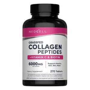 Super Collagen + C-vitamiini ja biotiini – 270 tablettia – Viking Supplements