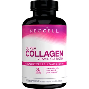 Super Collagen + C-vitamiini ja biotiini – 90 tablettia – Viking Supplements