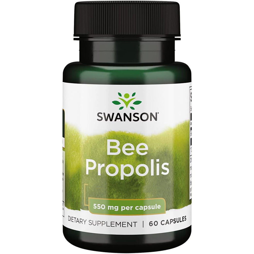 Swanson Bi-propolis 550 mg, 60 kapsler