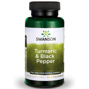Swanson Kurkumiini ja berberiini mustapippurilla 60 kapselia – Viking Supplements