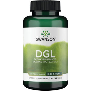Swanson DGL High Potency 700 mg, 90 kapselia – Viking Supplements