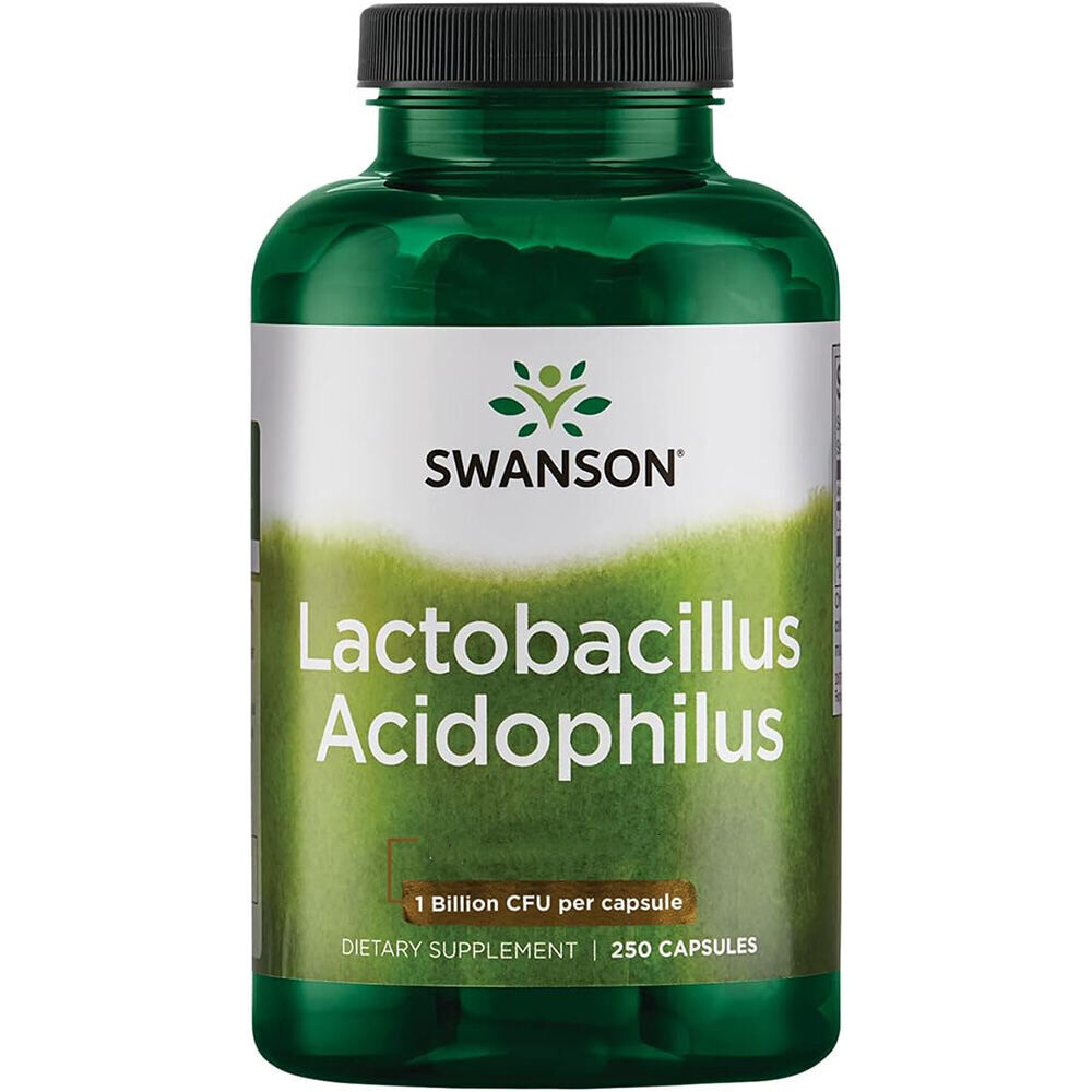 Swanson Lactobacillus acidophilus 1 biljoona CFU, 250 kapselia – Viking Supplements
