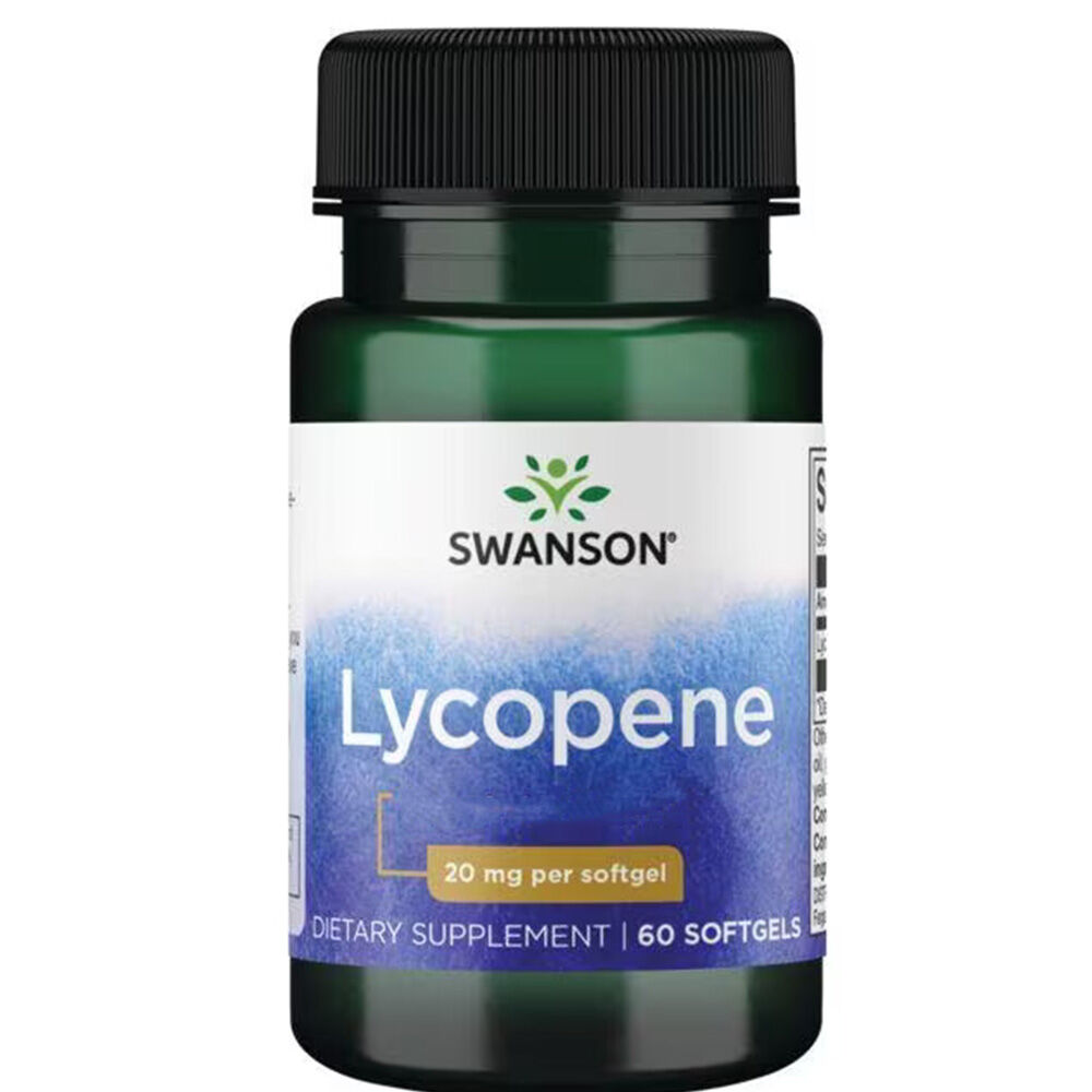 Swanson Lykopeeni 20 mg, 60 pehmeää kapselia – Viking Supplements