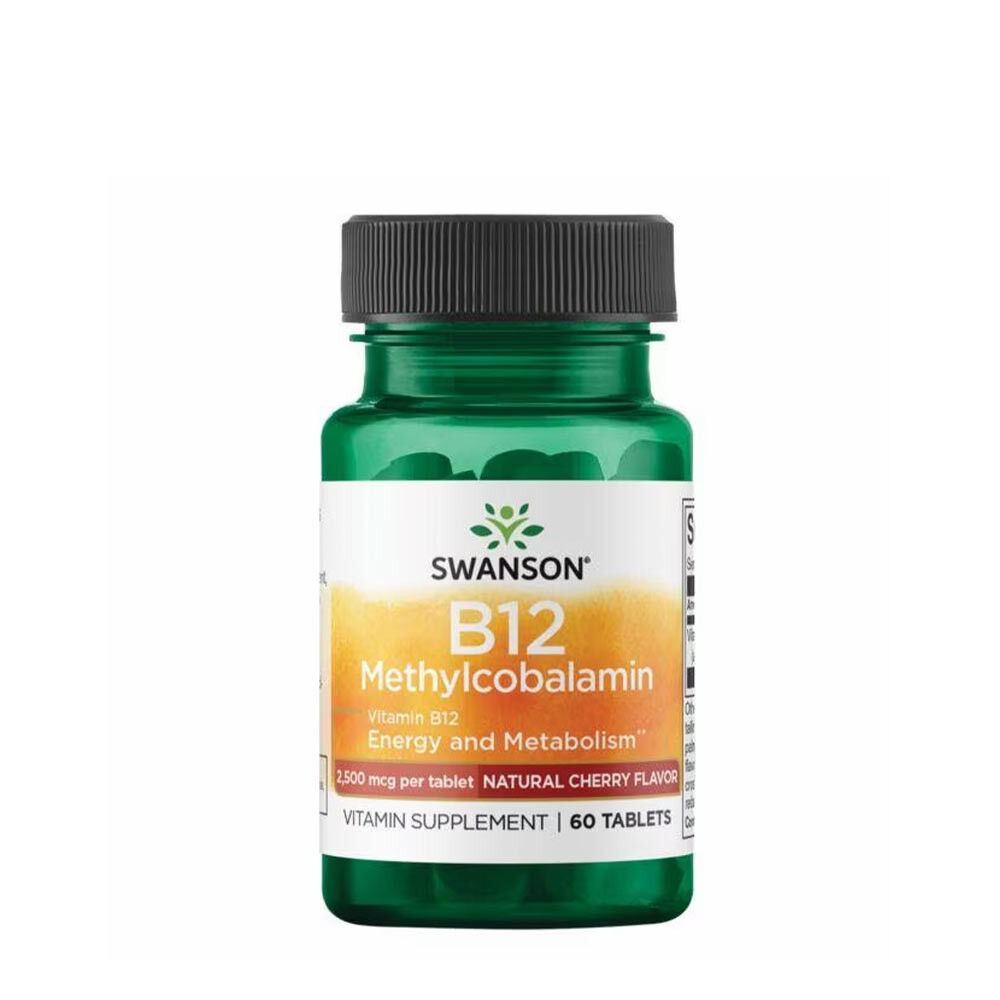 Swanson B12-vitamiini, metyylikobalamiini (60 tablettia) – Viking Supplements
