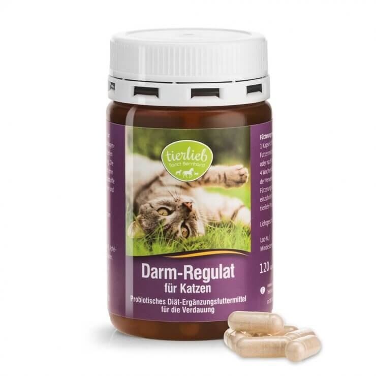 TIERLIEB Darm-Regulat with Probiotic for Cats (120 caps) - Viking Supplements