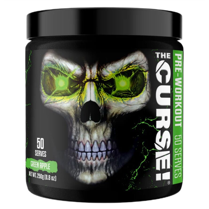 JNX Sports - Forbandelsen! Pre-Workout (EU), grøn æble + 250 g
