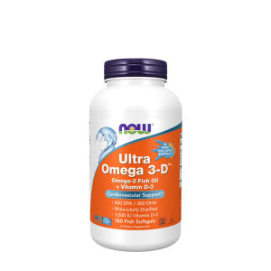 Ultra Omega 3-D ja D-3-vitamiini – 180 pehmeää kapselia – Viking Supplements