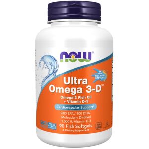 Ultra Omega 3-D ja D-3-vitamiini – 90 pehmeää kapselia – Viking Supplements