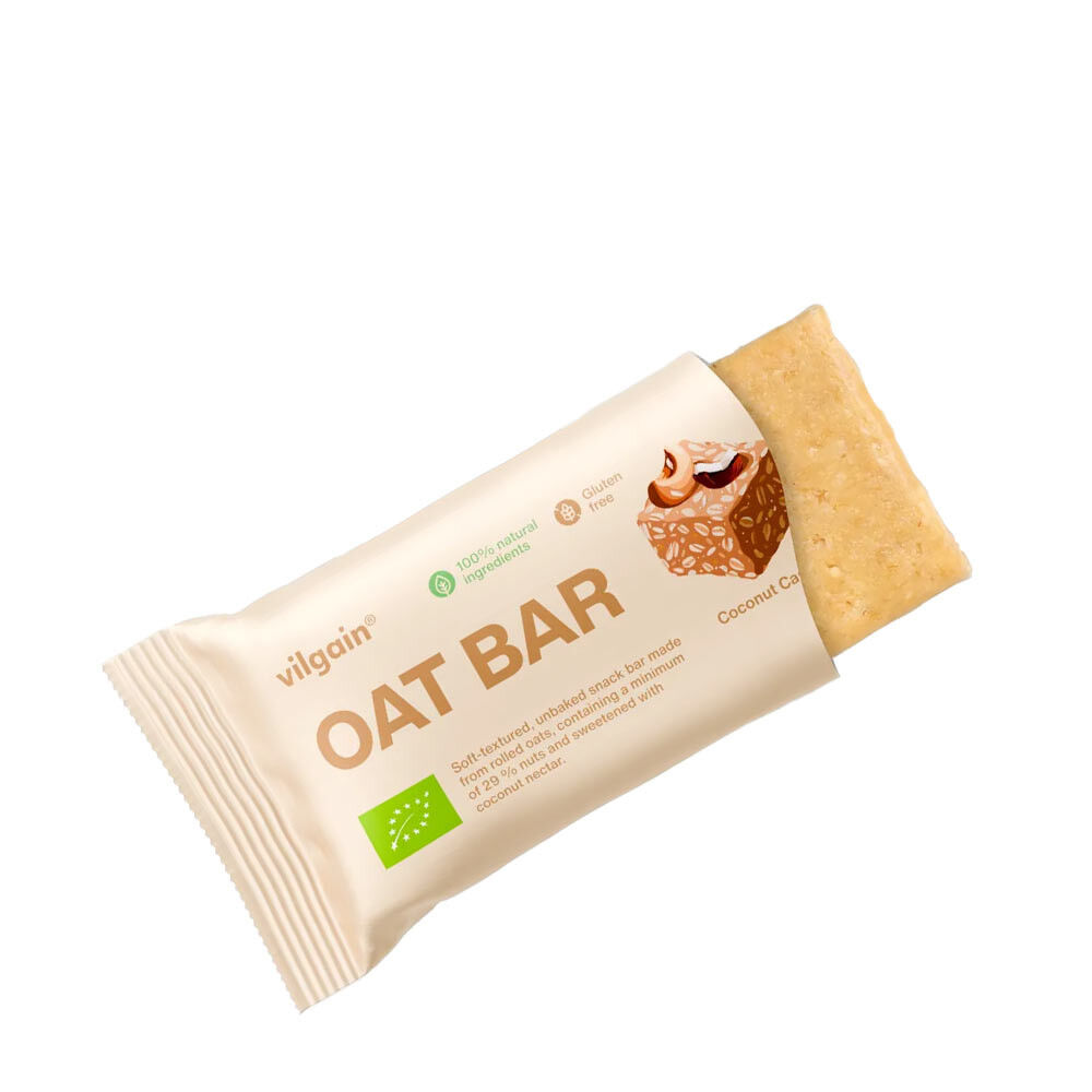 Vilgain Bio Havrebar med kokos og cashewnødder (50 g) billede