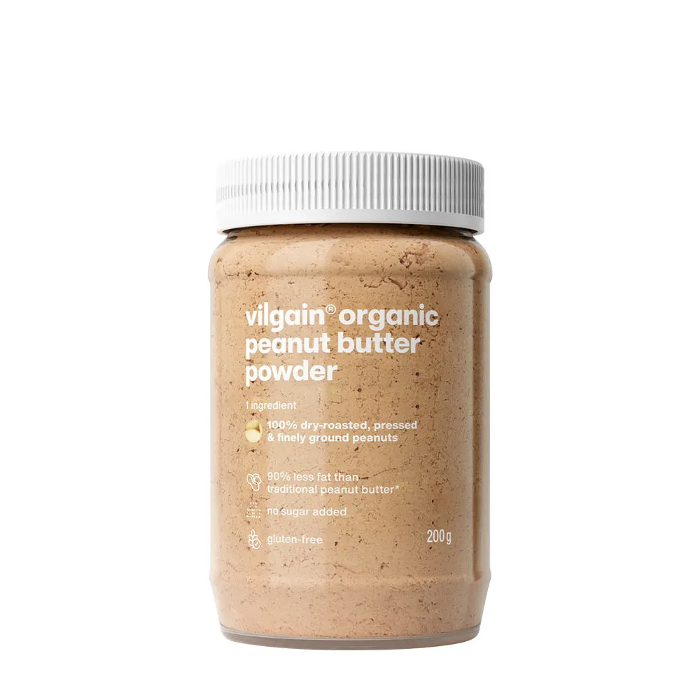 Vilgain Organic Peanut Butter Powder (200 g) - Nuvalia