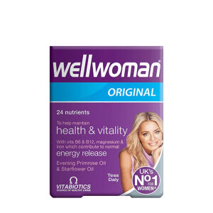 Vitabiotics Wellwoman Original – naisille tarkoitettu monivitamiinivalmiste (30 kapselia) – Viking Supplements