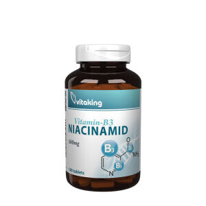 Vitaking B3 Niasinamidi 500 mg (100 tablettia) – Viking Supplements
