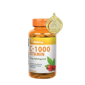Vitaking C-1000 mg, ruusunmarjaa 25 mg (100 tablettia) – Viking Supplements