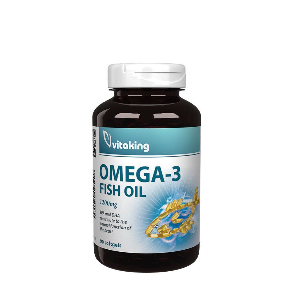 Vitaking Omega-3 1200 mg (90 bløde kapsler) billede