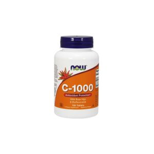 C-vitamiini-1000, ruusunmarjoilla ja bioflavonoideilla – 100 tablettia – Viking Supplements