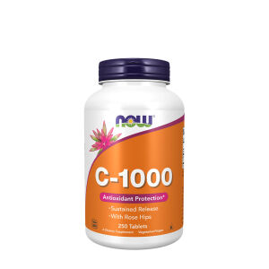 C-vitamiini-1000 ja ruusunmarjat – hitaasti vapautuva – 250 tablettia – Viking Supplements
