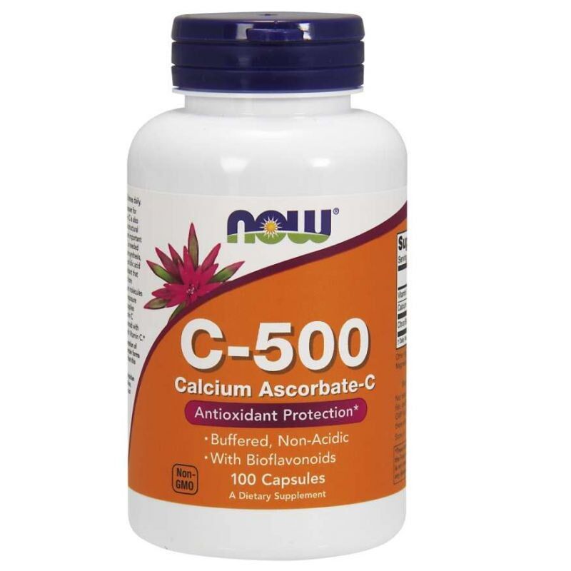C-vitamiini-500 Kalsiumaskorbaatti-C – 100 kapselia – Viking Supplements
