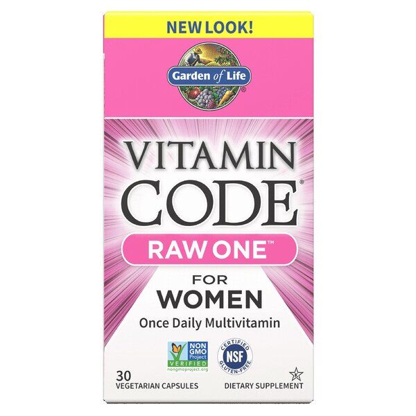 Vitamin Code RAW ONE for Women – 30 vcaps – Viking Supplements