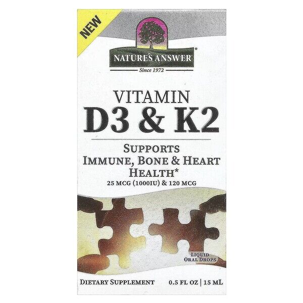 D3- ja K2-vitamiini – 15 ml – Viking Supplements
