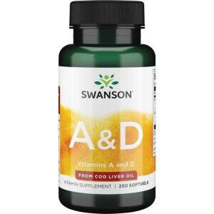 A- ja D-vitamiinit – 250 pehmeää kapselia – Viking Supplements