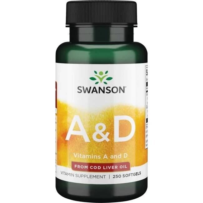 A- ja D-vitamiinit – 250 pehmeää kapselia – Viking Supplements
