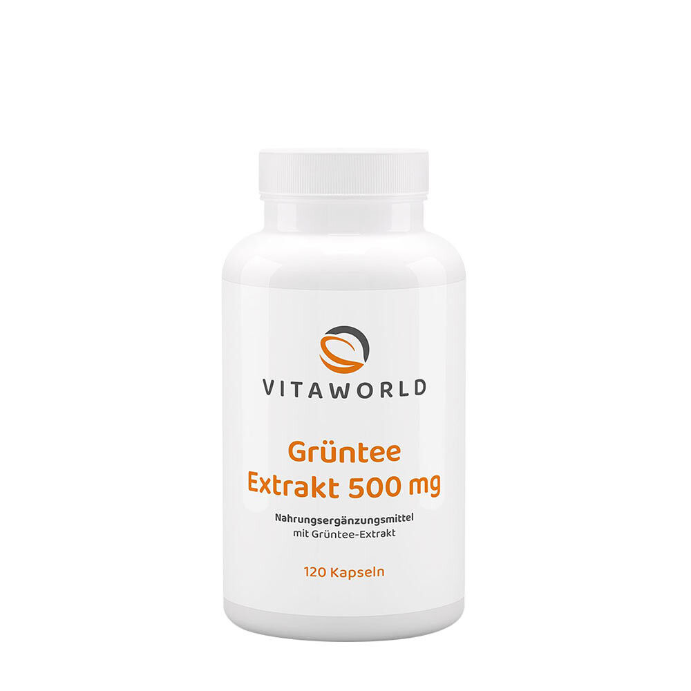 Vitaworld Vihreän teen uute 500 mg (120 kapselia) - Viking Supplements