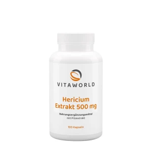 Vitaworld Hericium-uute 500 mg (100 kapselia) - Viking Supplements