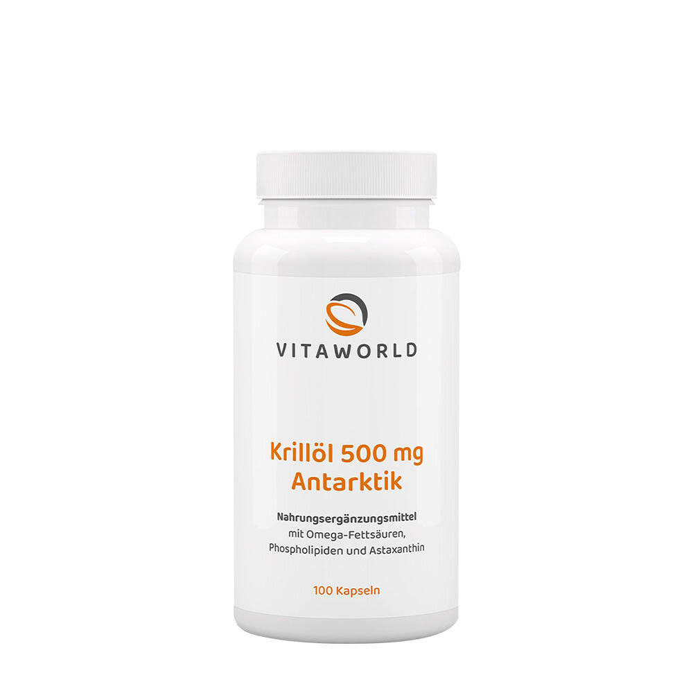 Vitaworld Krill Oil Antarctica 500 mg (100 Capsules) - Viking Supplements